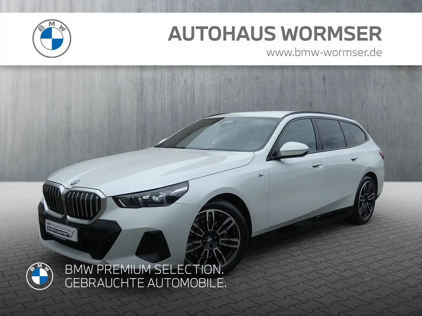 BMW 520 d Touring M Sport * 1.190 € Zubehörbonus * HK HiFi Weiß - 1