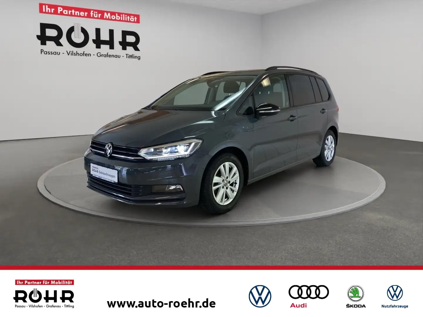 Volkswagen Touran Highline 1.5 TSI BMT DSG (Kamera.AHK.7-Sitzer.Pano Grau - 1