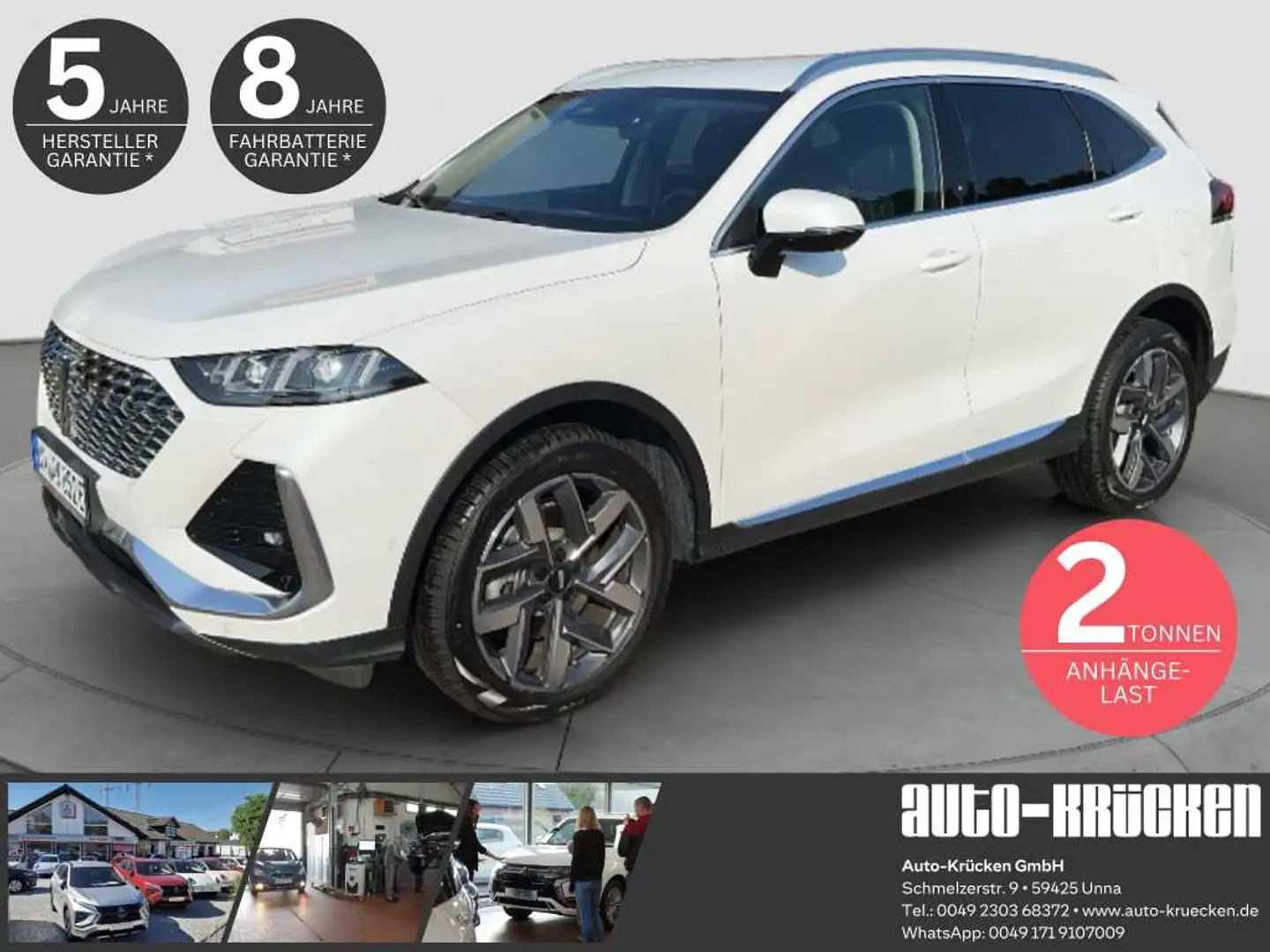 GWM WEY 03 Luxury 2WD/2t Anhängl./130 km el.Reichw. bijela - 1
