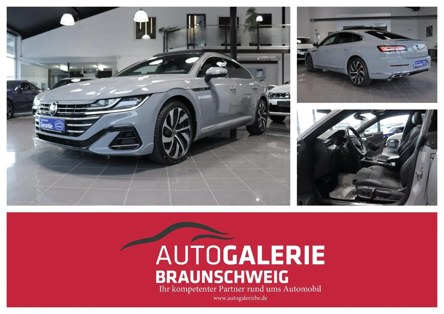 Volkswagen Arteon 2.0 TSI DSG R-LINE *PANO*ACC*NAVI*KEYLESS* Gris - 1