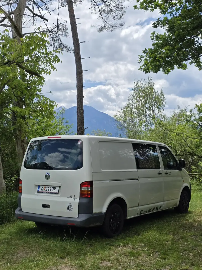 Volkswagen T5 Kombi 1.9 TDI LR Білий - 1