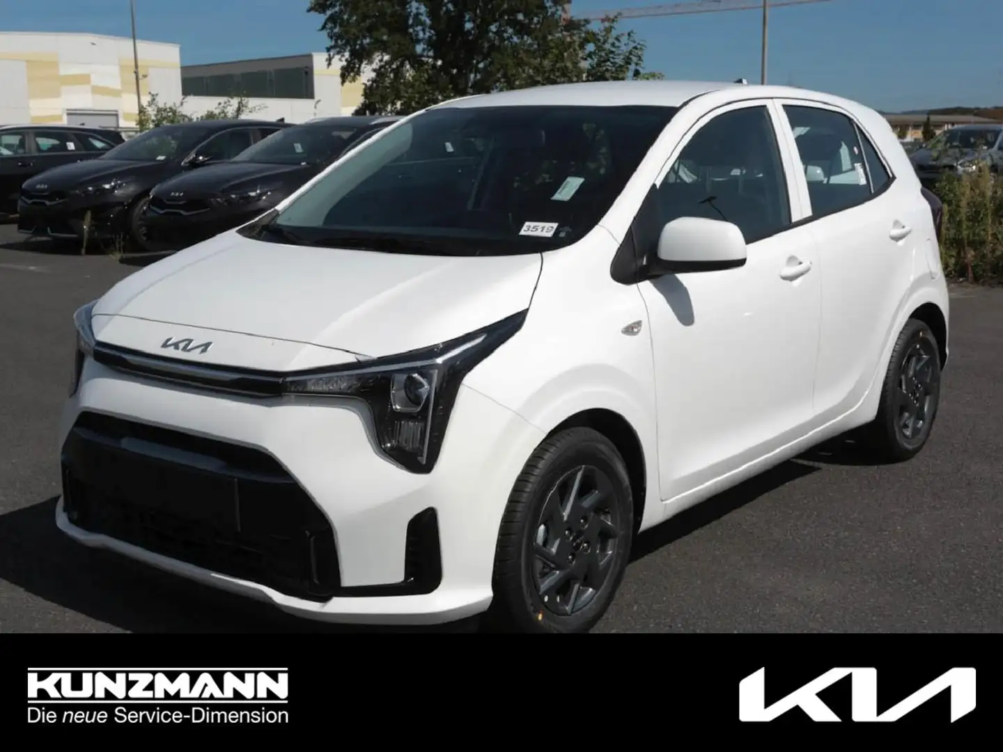 Kia Picanto 1.0 Vision Navi Kamera Lenkradhzg SpurH Weiß - 1