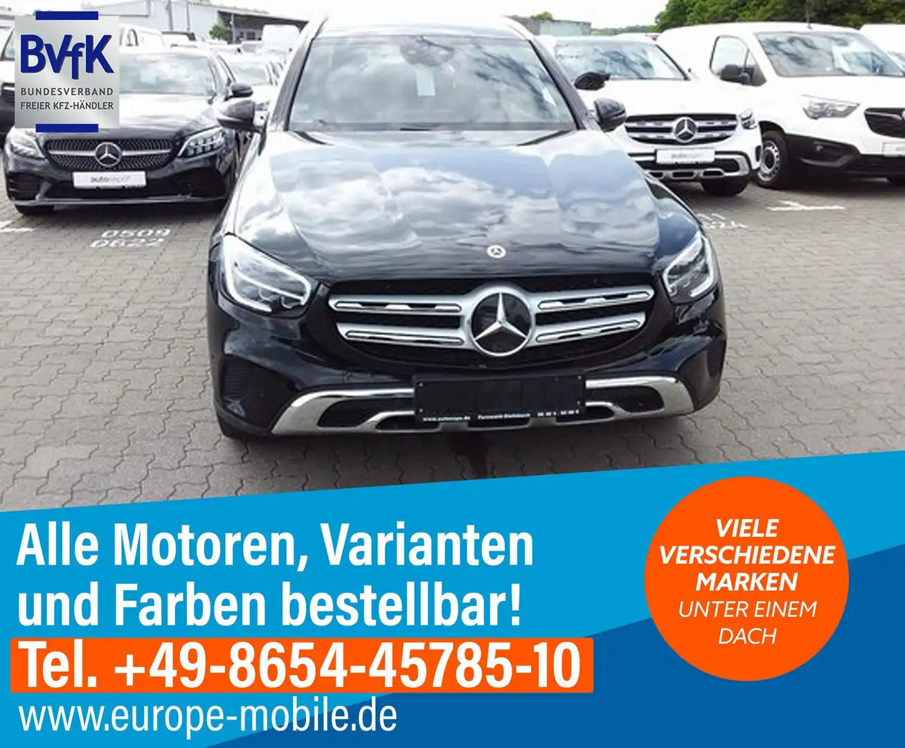 Mercedes-Benz GLC 300 de Plug-in-Hybrid 4Matic AMG/AIRBODYC./AHK/BUSI... Schwarz - 1