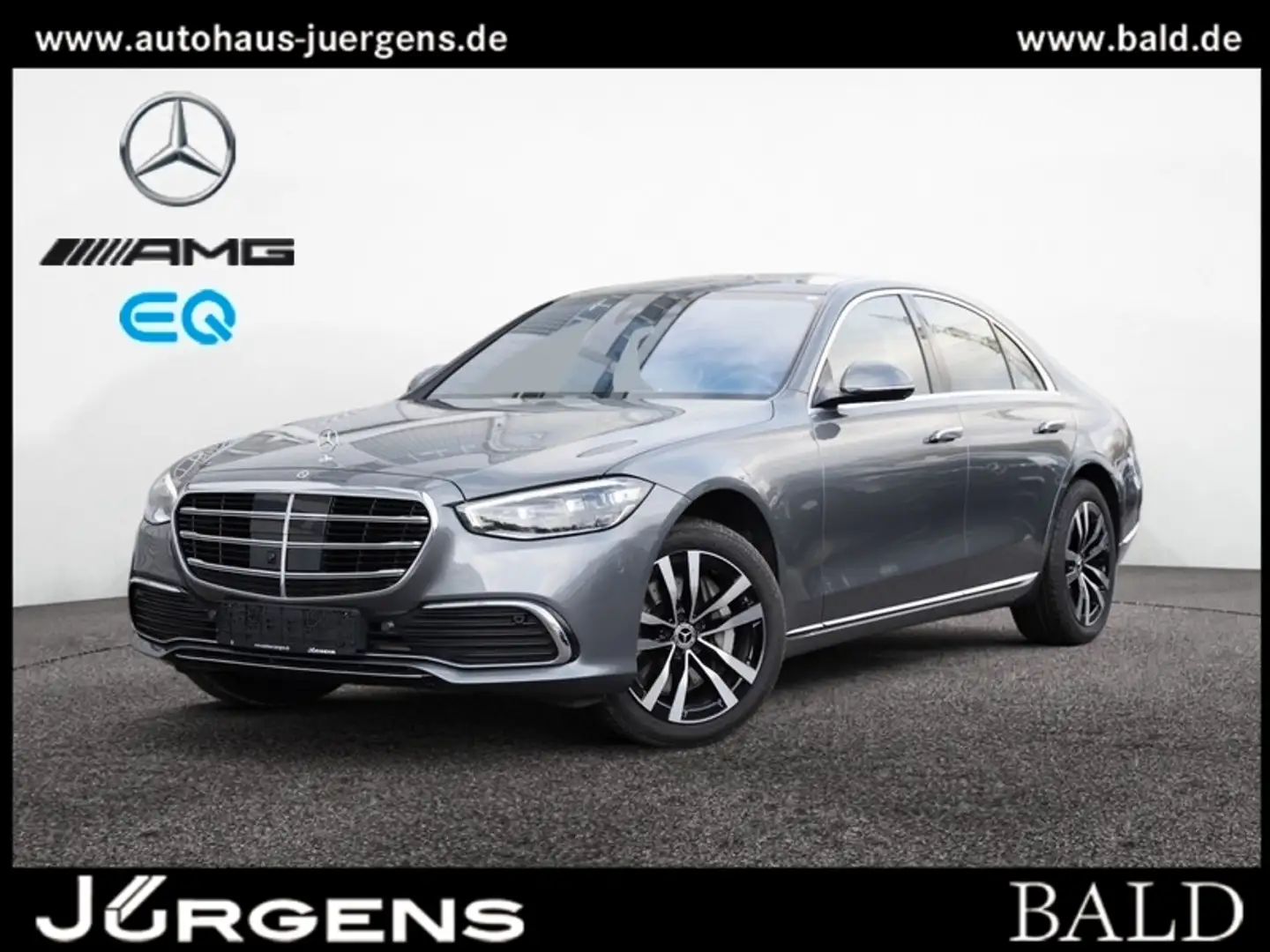 Mercedes-Benz S 450 d 4M Multikontur/Pano/TV/Burm/Sitzklima/19 Gris - 2