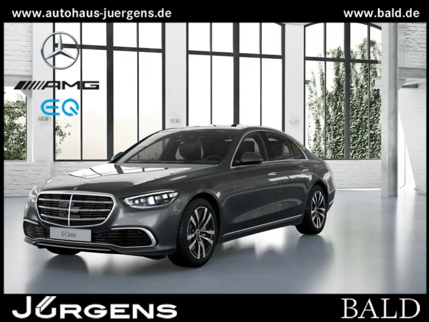 Mercedes-Benz S 450 d 4M Multikontur/Pano/TV/Burm/Sitzklima/19 Grau - 1