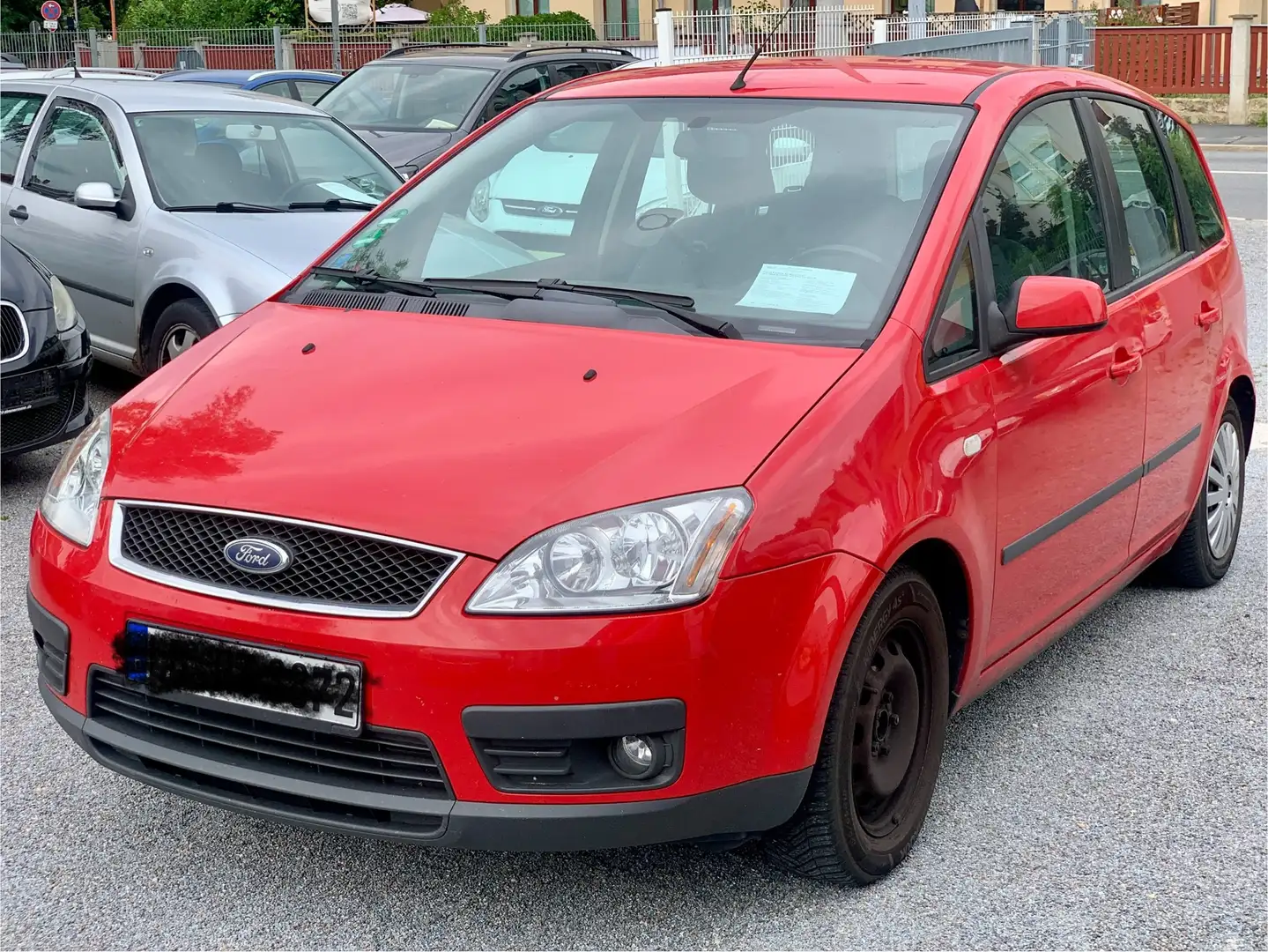 Ford Focus C-Max Fun/KLIMA/EURO 4/TÜV 12.2026 Червоний - 1