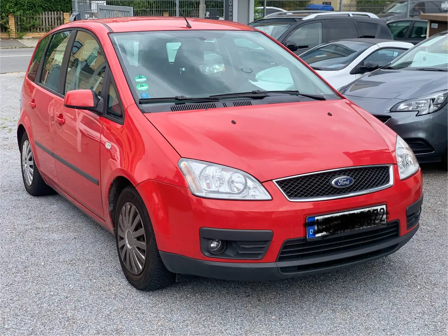 Ford Focus C-Max Fun/KLIMA/EURO 4/TÜV 12.2026 Червоний - 2