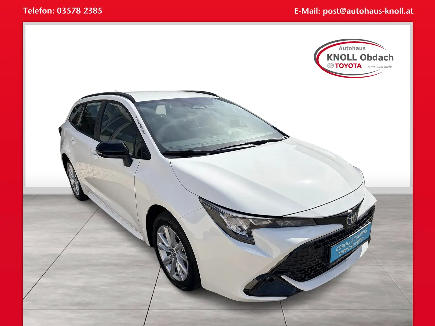 Toyota Corolla Touring Sports 1,8 Hybrid Active Businesspaket Weiß - 1
