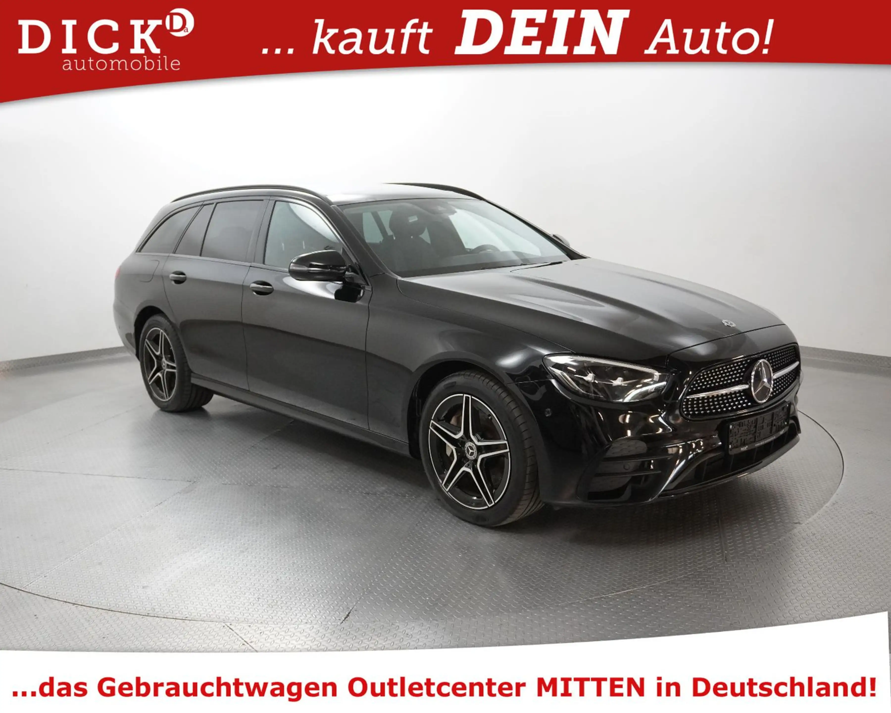 Mercedes-Benz E 300 E300de 2X AMG NIGHT+PANO+STDHZ+WIDES+AHK+BURM+KA