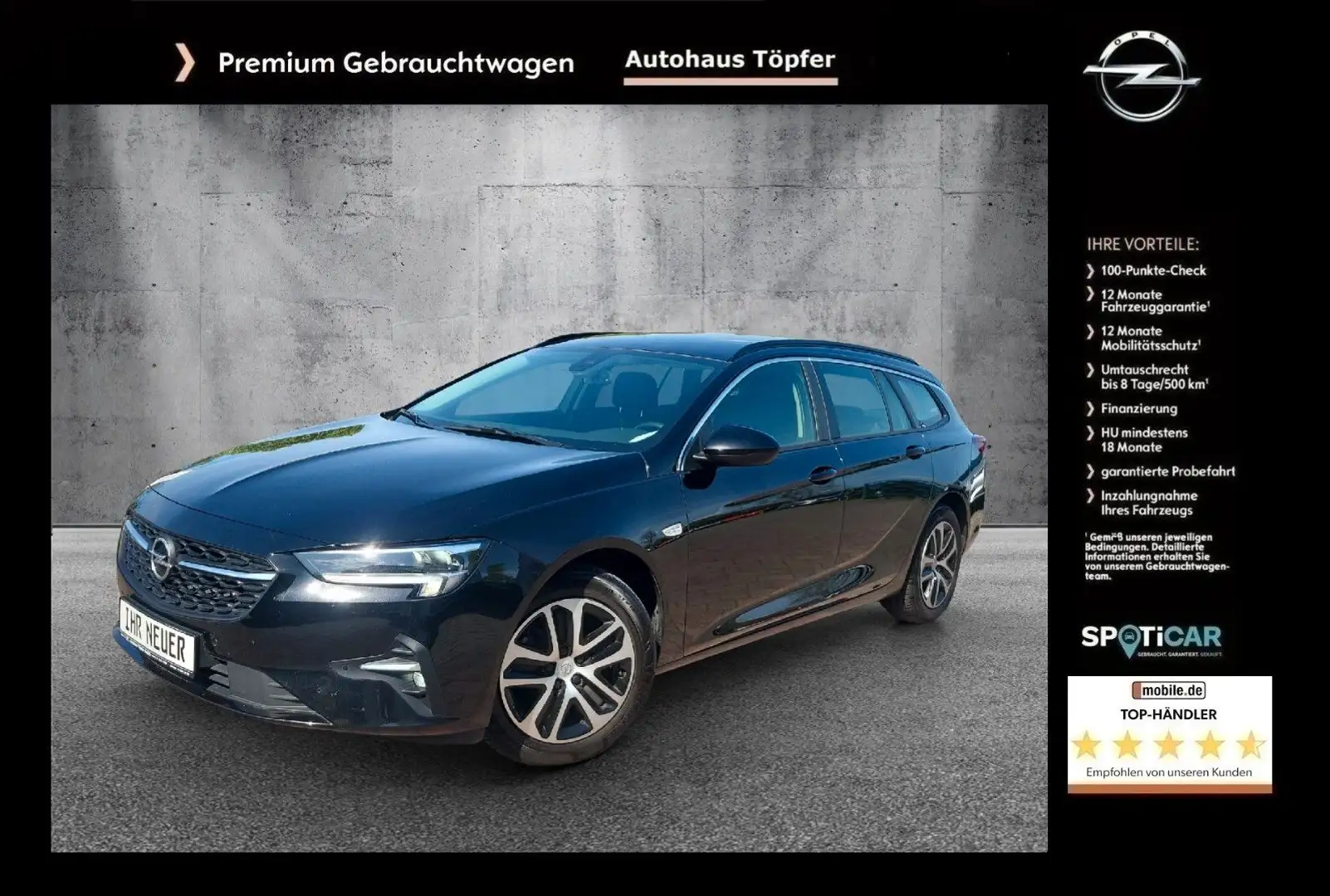 Opel Insignia B Sports Tourer "Edition" aus 1-Hand Noir - 1