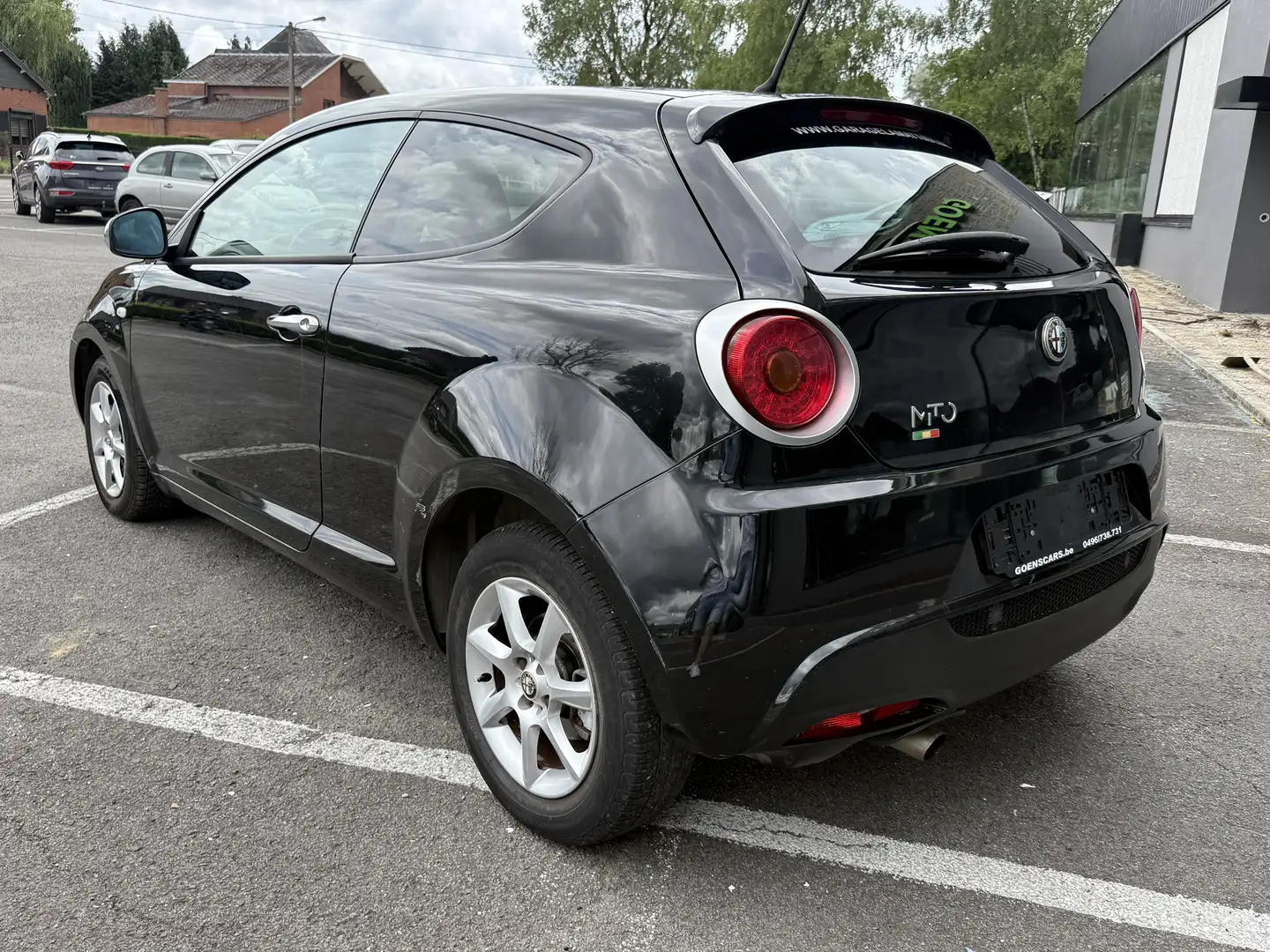 Alfa Romeo MiTo 1.3 JTD AIRCO,GARANTIE,PRETE IMMATRICULÉE😍 Zwart - 2