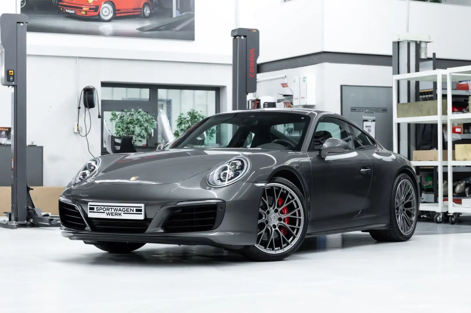 Porsche 991 911 Carrera 4S I PDLS+ I 2.Hand I BRD I Approved Gris - 1