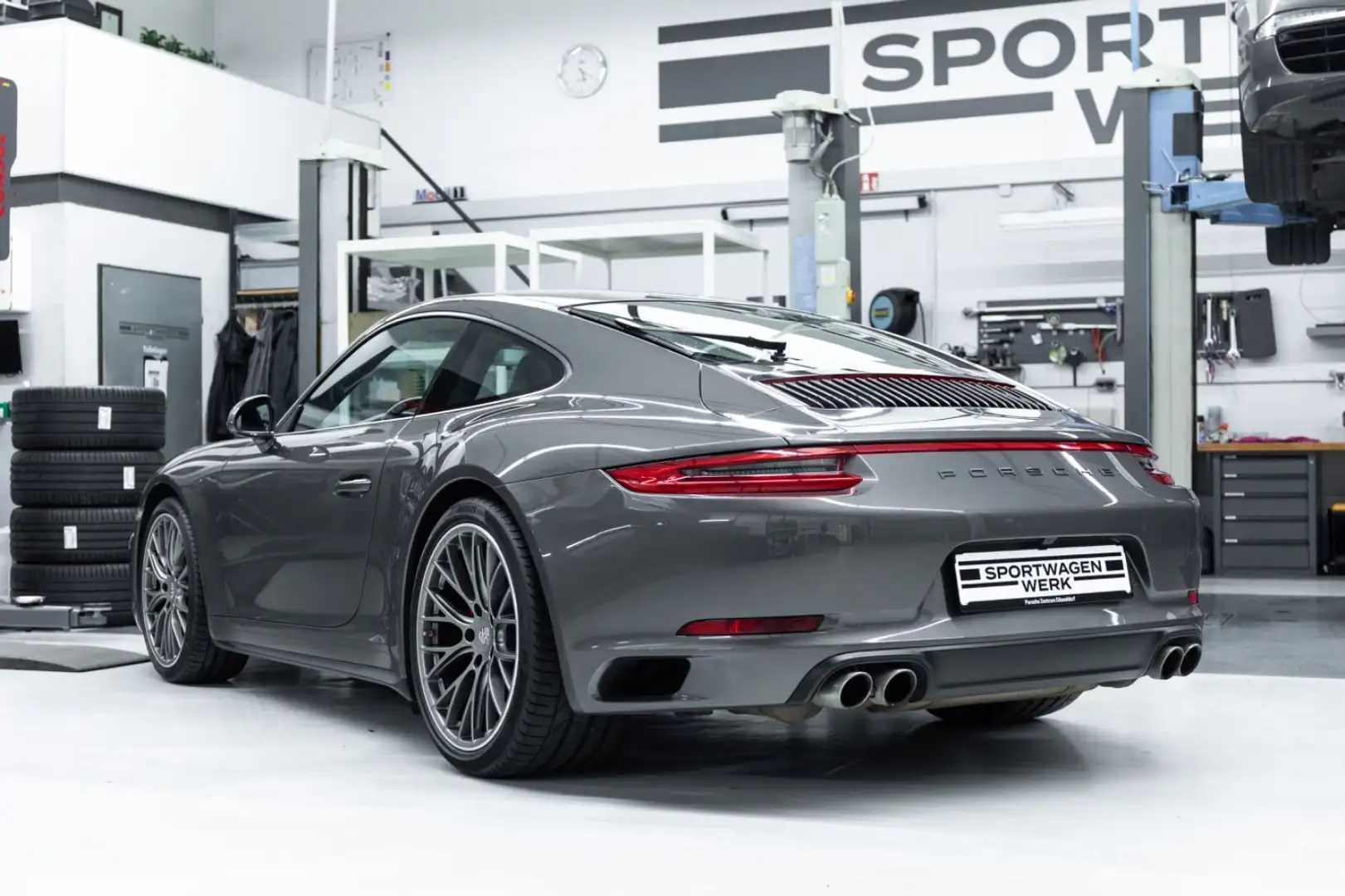 Porsche 991 911 Carrera 4S I PDLS+ I 2.Hand I BRD I Approved Gris - 2