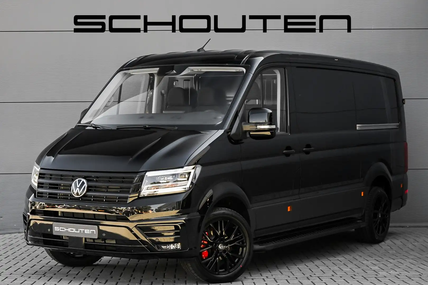 Volkswagen Crafter 35 2.0 TDI L3H2 Black Pack Luxe 19" ACC Dubbel Sch Zwart - 1
