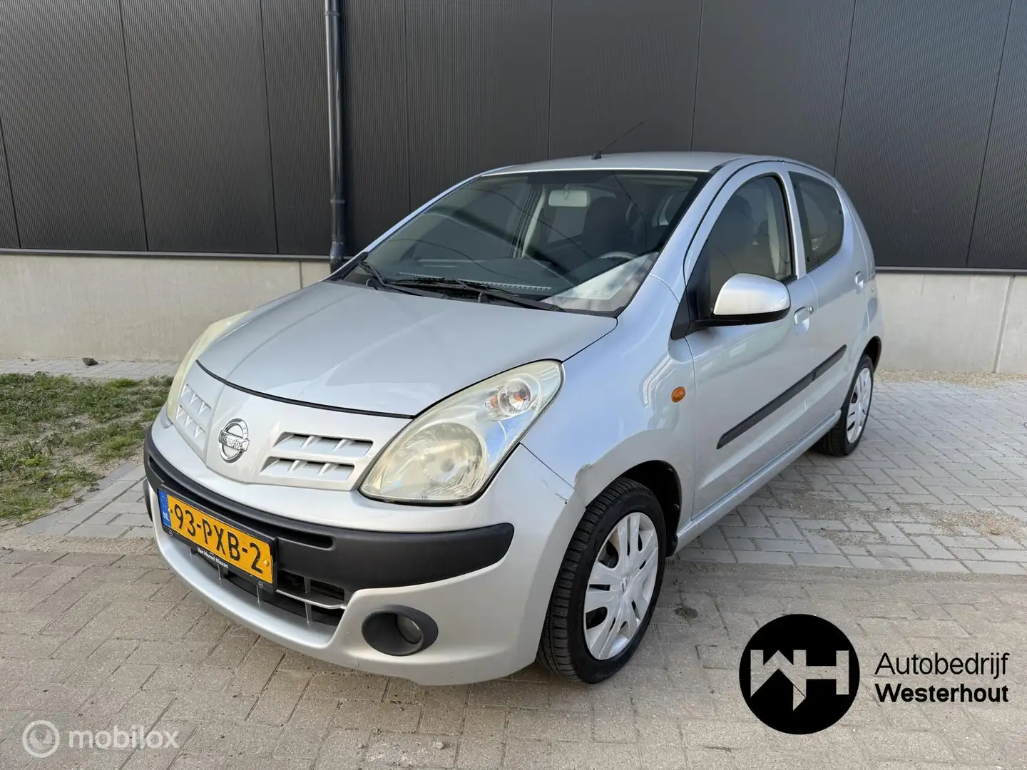 Nissan Pixo 1.0 Acenta Airco Dealeronderhouden!! Grijs - 2