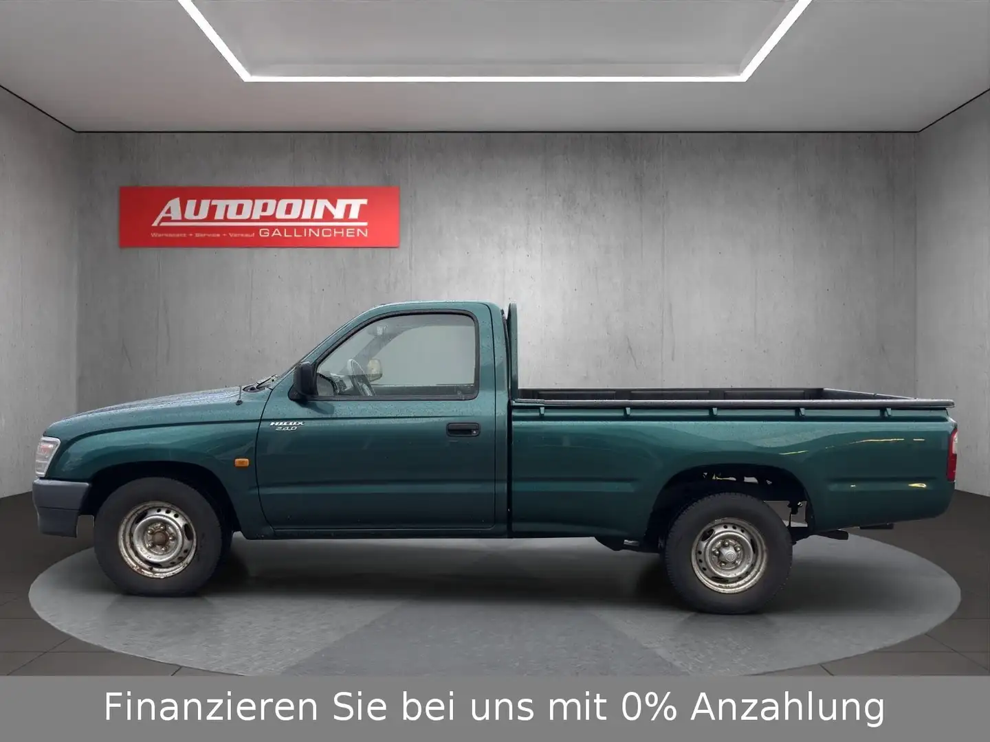 Toyota Hilux 2.4 Einzelkabine Pritsche Grün - 2