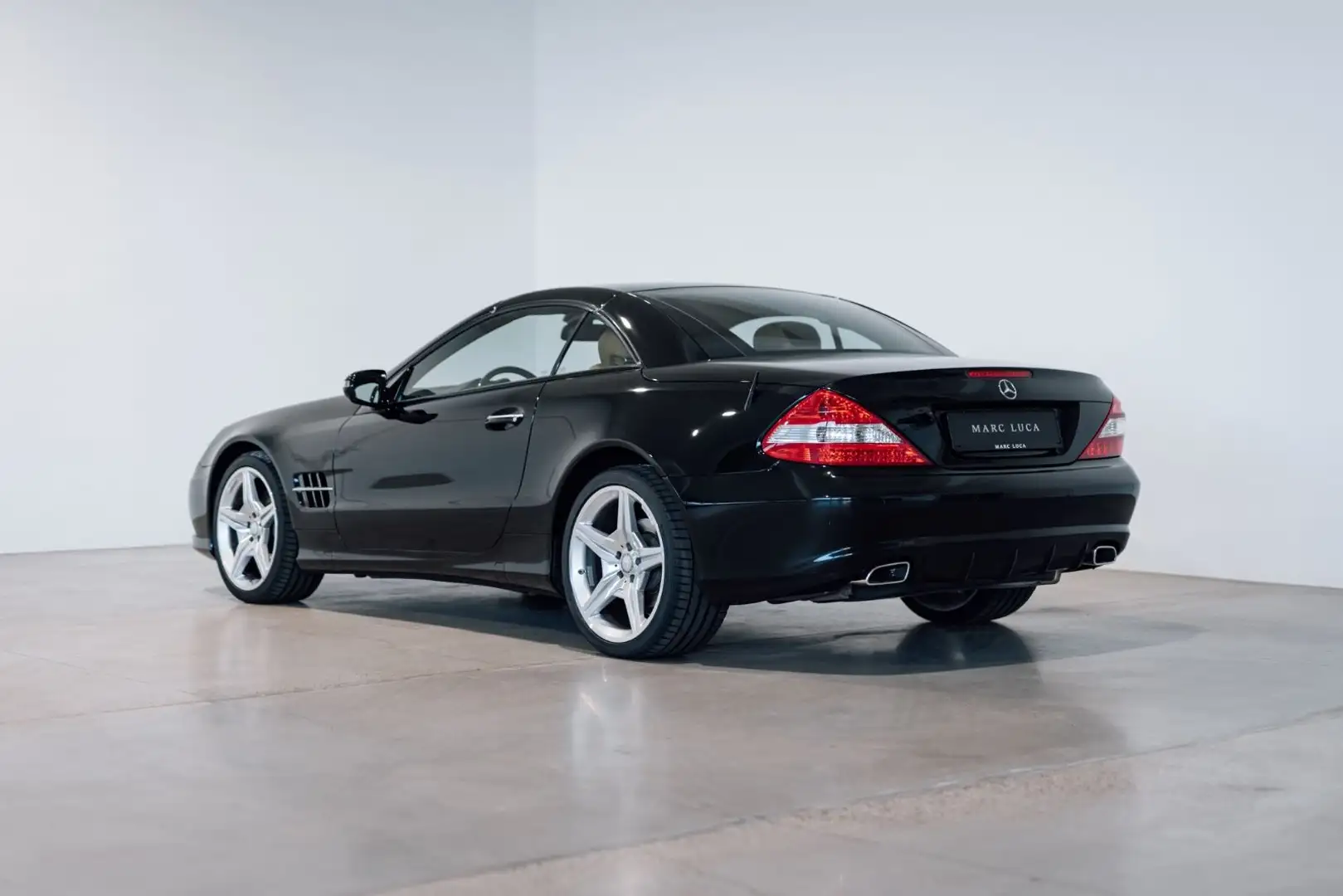 Mercedes-Benz SL 350 Deutsches Auto Leder braun Schwarz - 2