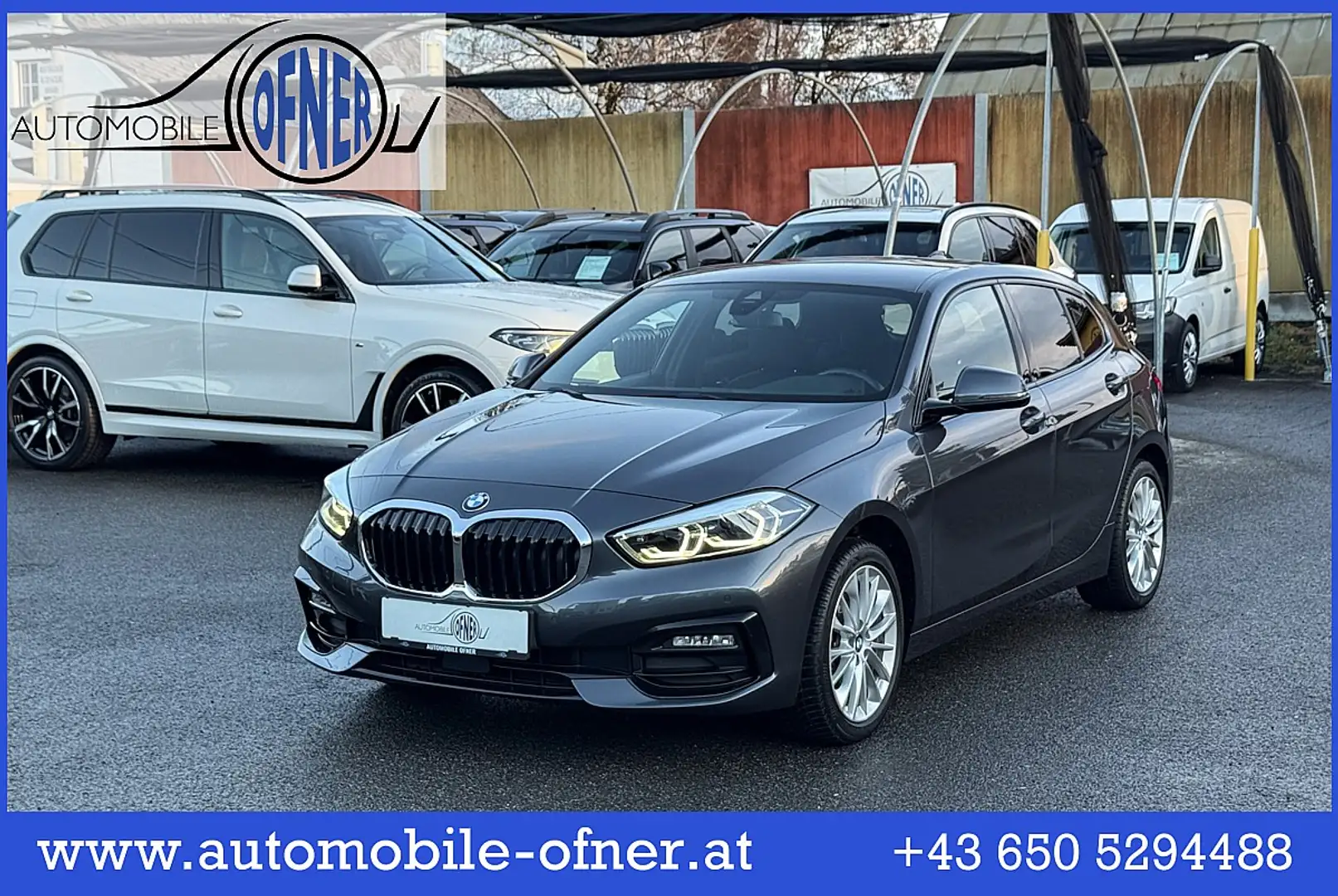 BMW 118 i Aut. Sport Line LED PDC Navi Sitzheizung Grau - 1