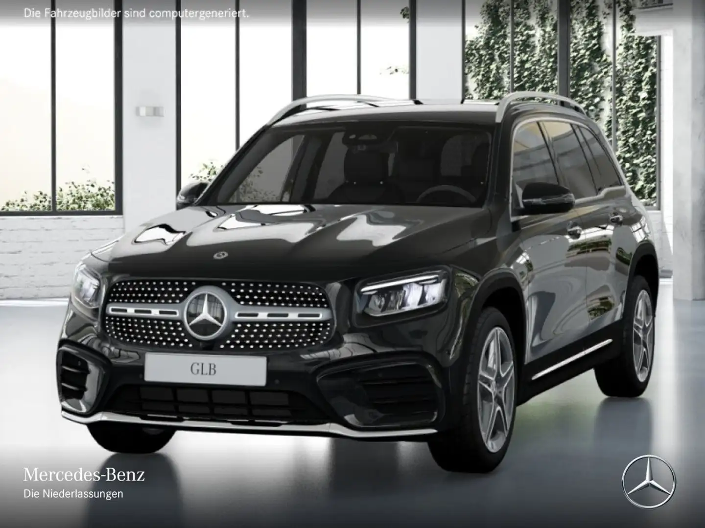 Mercedes-Benz GLB 200 AMG+AHK+LED+KAMERA+TOTW+KEYLESS+7G Zwart - 2