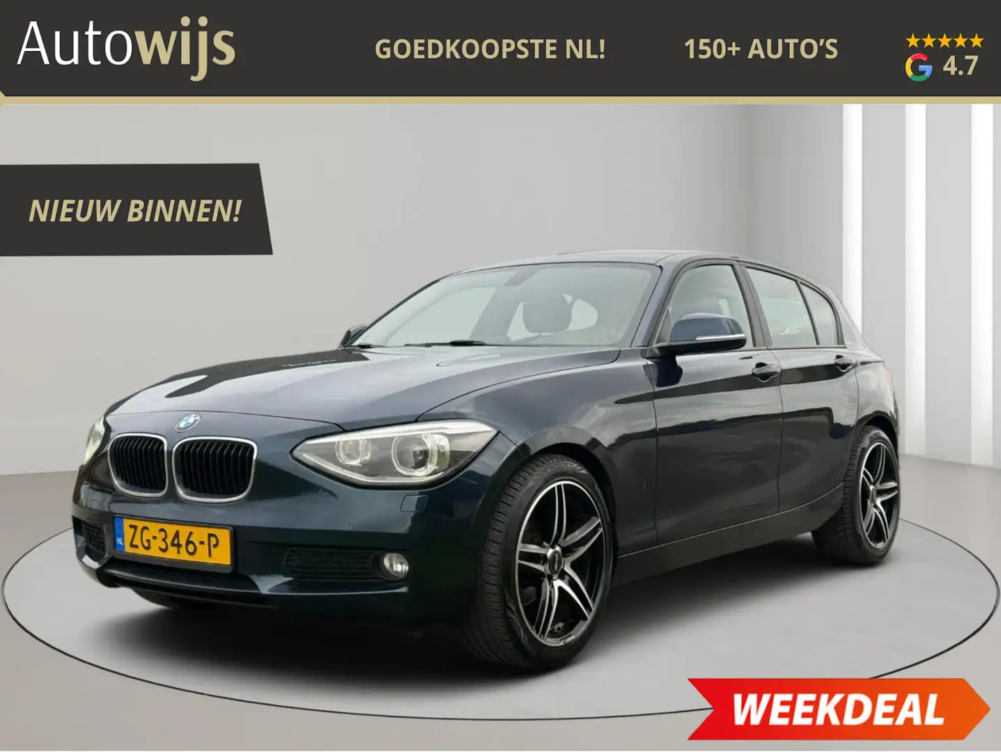 BMW 116 1-serie 116i M Sport Edition High Executive|XENON| Blauw - 1