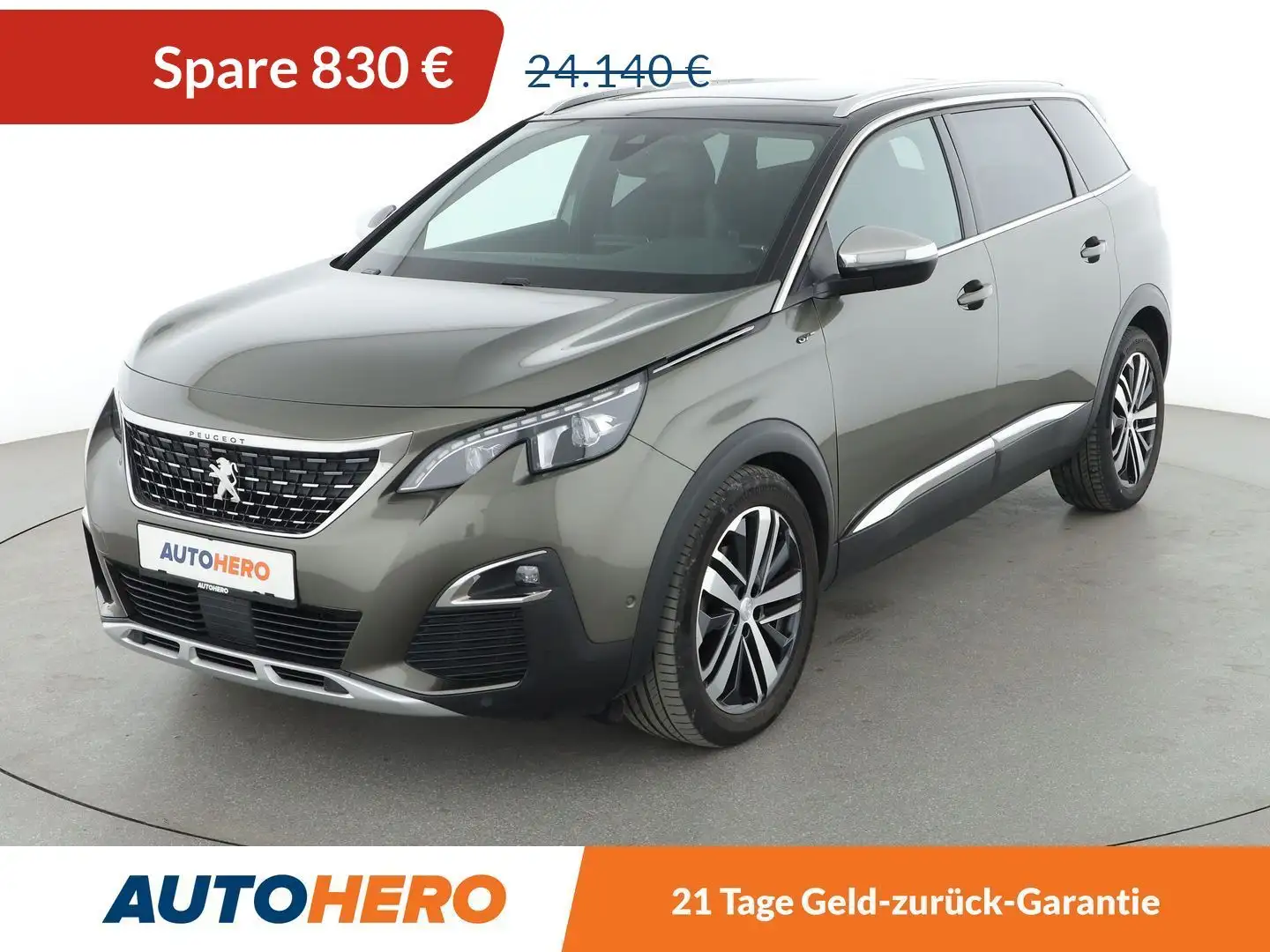 Peugeot 5008 2.0 Blue-HDi GT Aut.*NAVI*LED*ACC*CAM*SHZ*FOCAL* Grau - 1