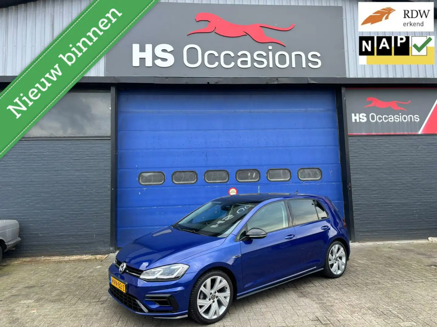 Volkswagen Golf 1.4 TSI Highline R Line /navi/led/cruise Blauw - 1