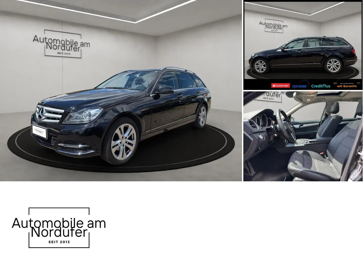 Mercedes-Benz C 180 T CGI Avantgarde Aut.-Leder-BiXenon-AHK-Schiebedac Noir - 2