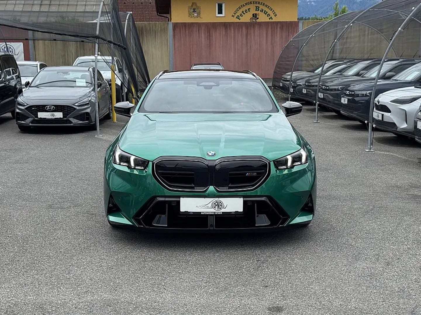 BMW M5 Touring PHEV AHK Alcantara Carbon Spiegel Drivi... Grün - 2