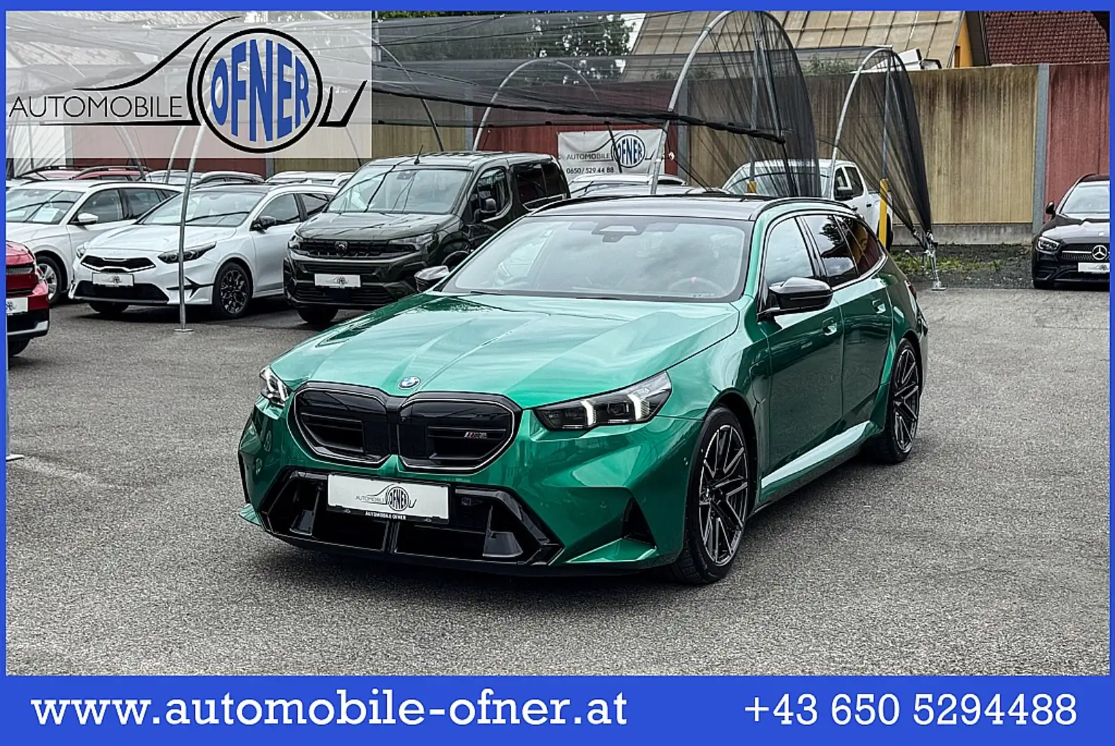 BMW M5 Touring PHEV AHK Alcantara Carbon Spiegel Drivi... Grün - 1