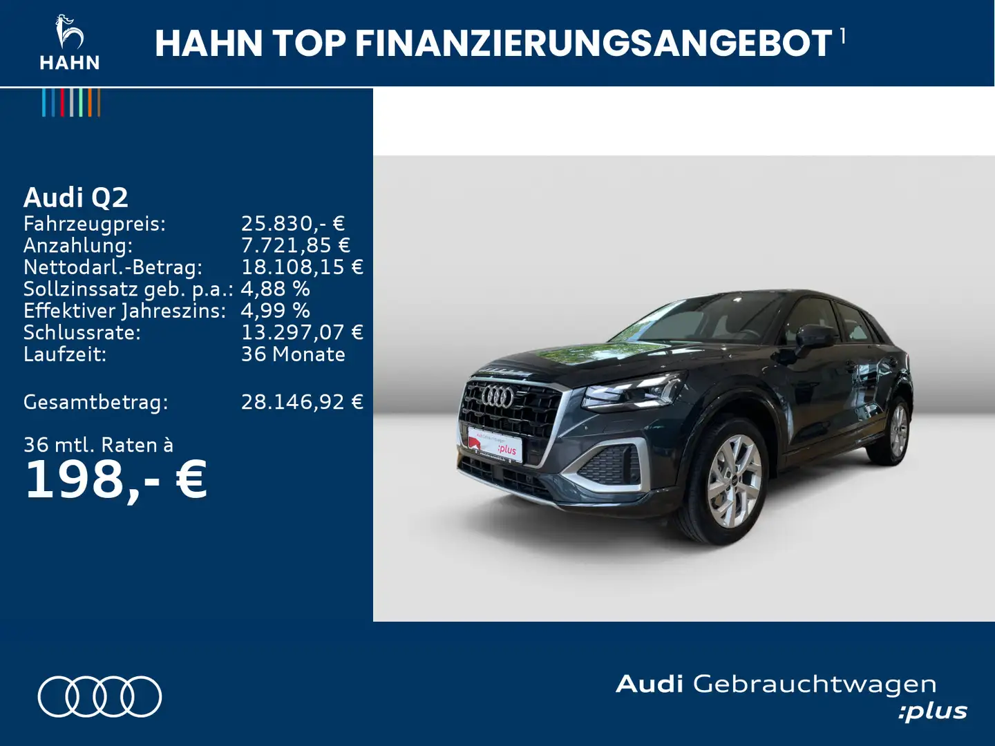Audi Q2 35TFSI S-tronic Matrix Navi Virtual CAM GRA Grau - 2