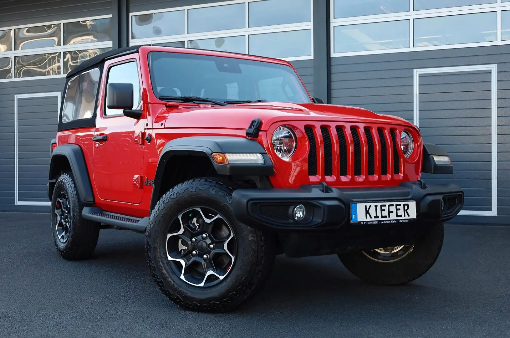 Jeep Wrangler 3.6 V6 Sport/4x4/CarPlay/Kamera/R17 Roşu - 1