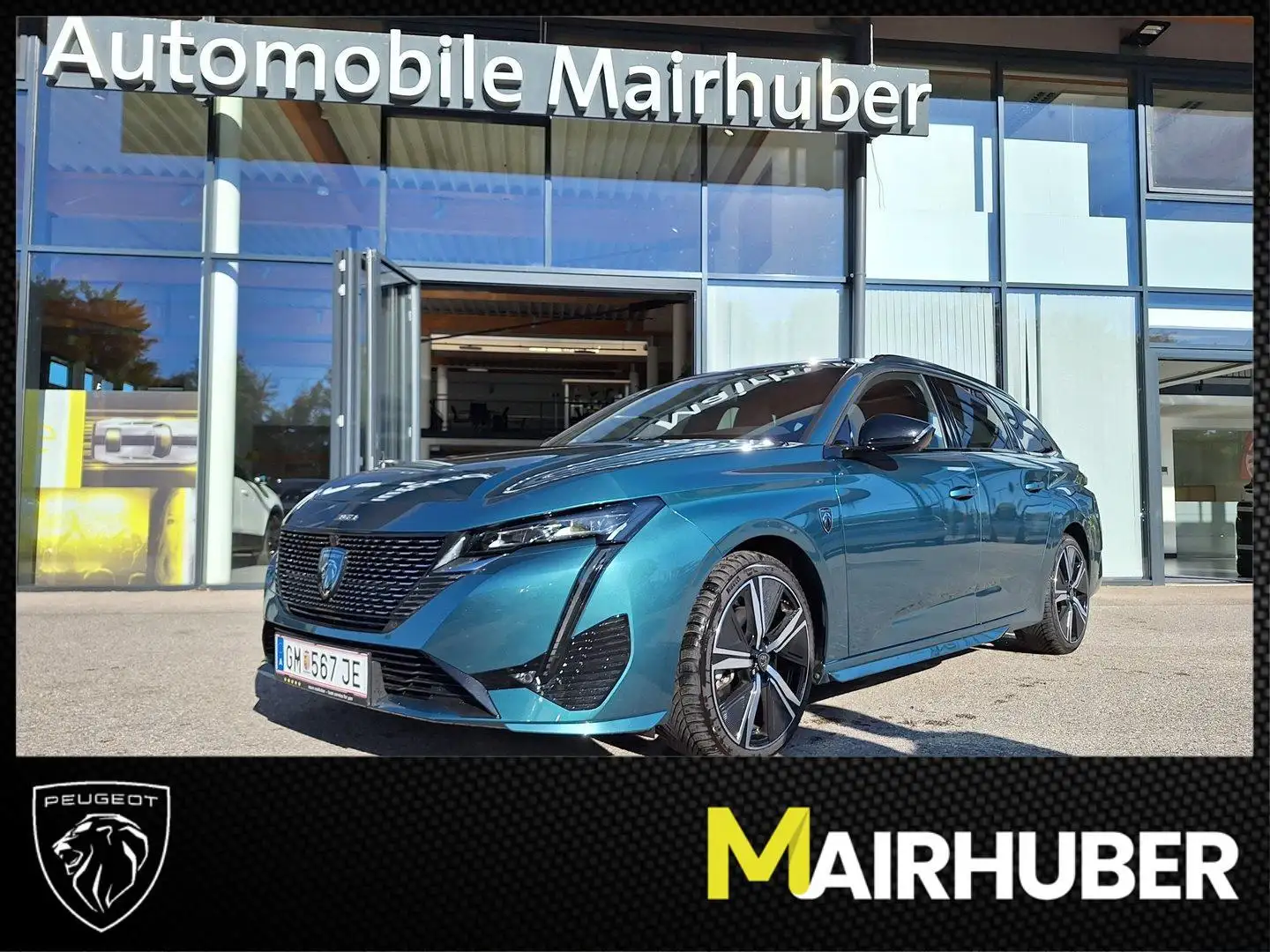 Peugeot 308 SW Hybrid 136 e-DCS6 GT Blau - 1