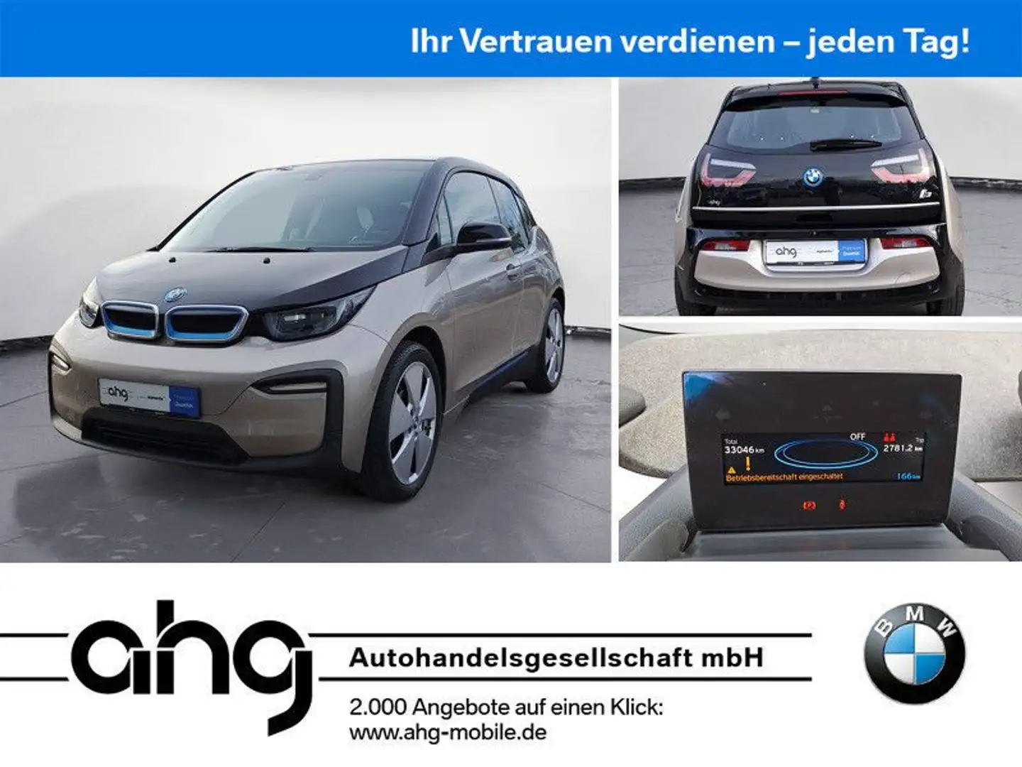 BMW i3 (120 Ah), Klimaaut. PDC Rückfahrkamera Bleu - 1