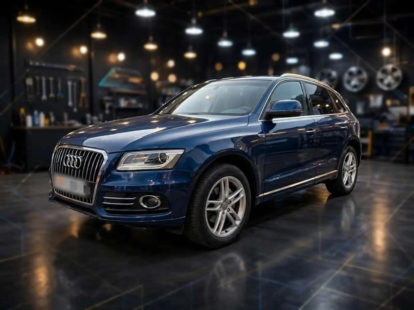 Audi Q5 2.0TDI quattro Attraction S-Tronic 177 Azul - 2