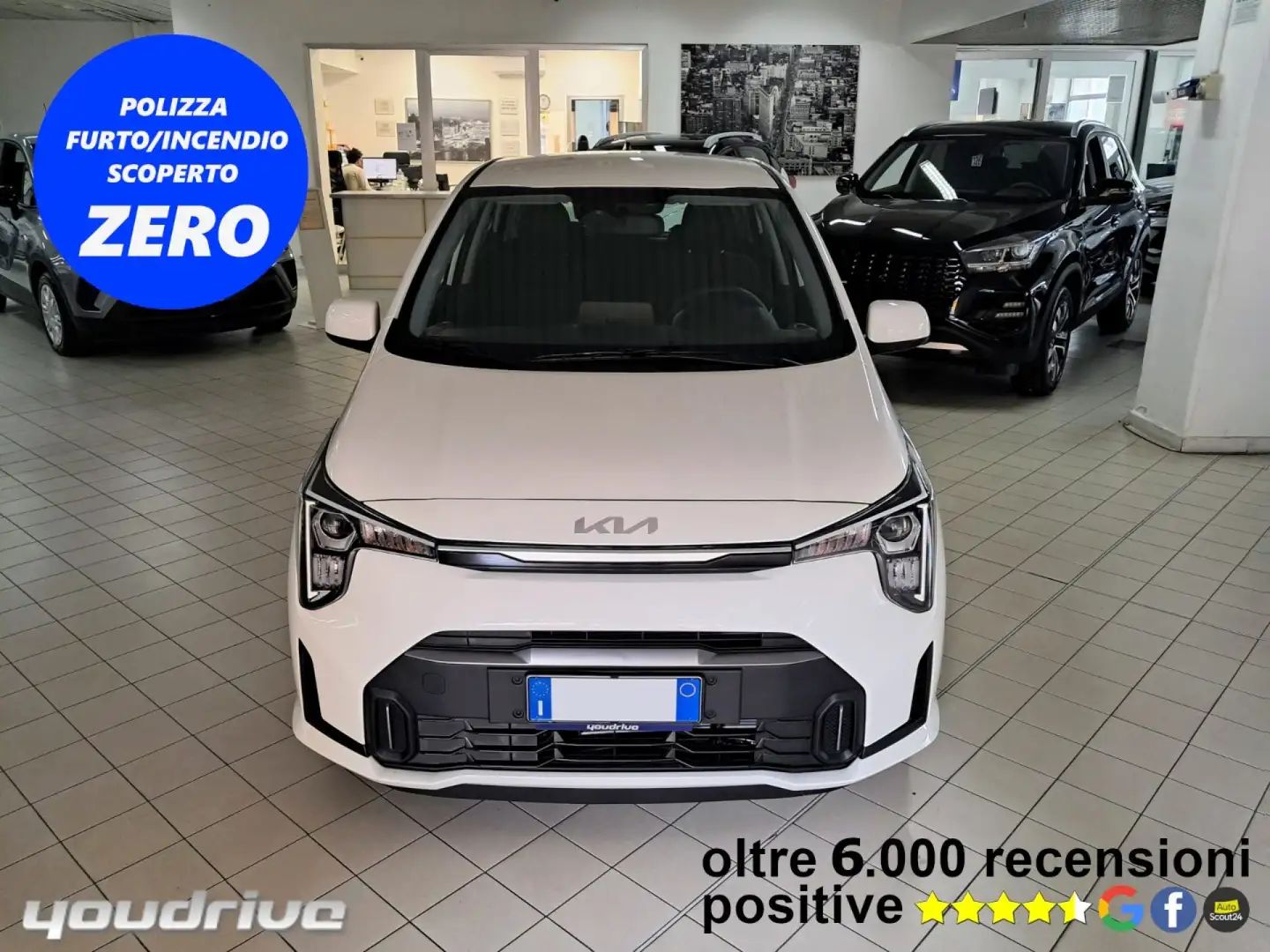 Kia Picanto 1.0 12V GPL 5 porte Urban KM0 Bianco - 1