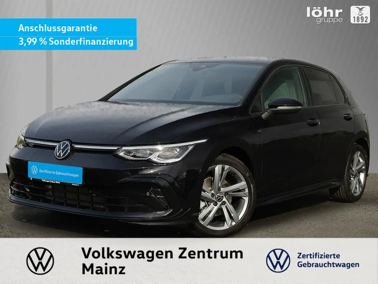 Volkswagen Golf VIII 1.5 eTSI DSG R-Line LED*PDC*SHZ*ACC Noir - 1