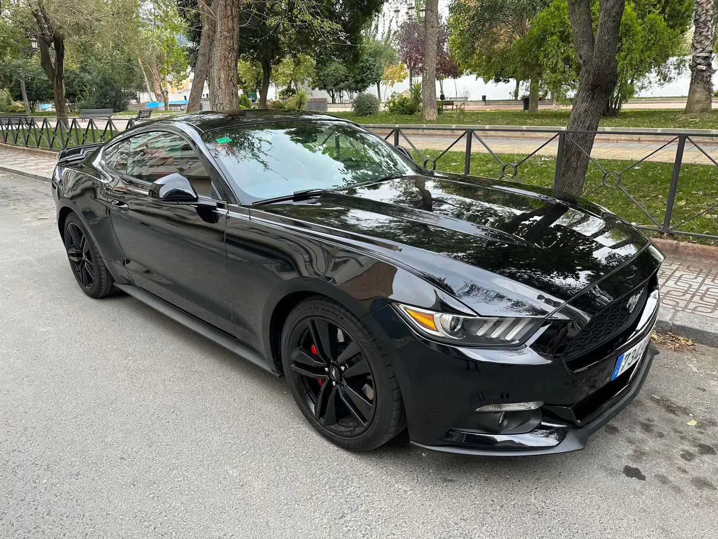 Ford Mustang Mustang Fastback 2.3 EcoBoost Aut. Negro - 2