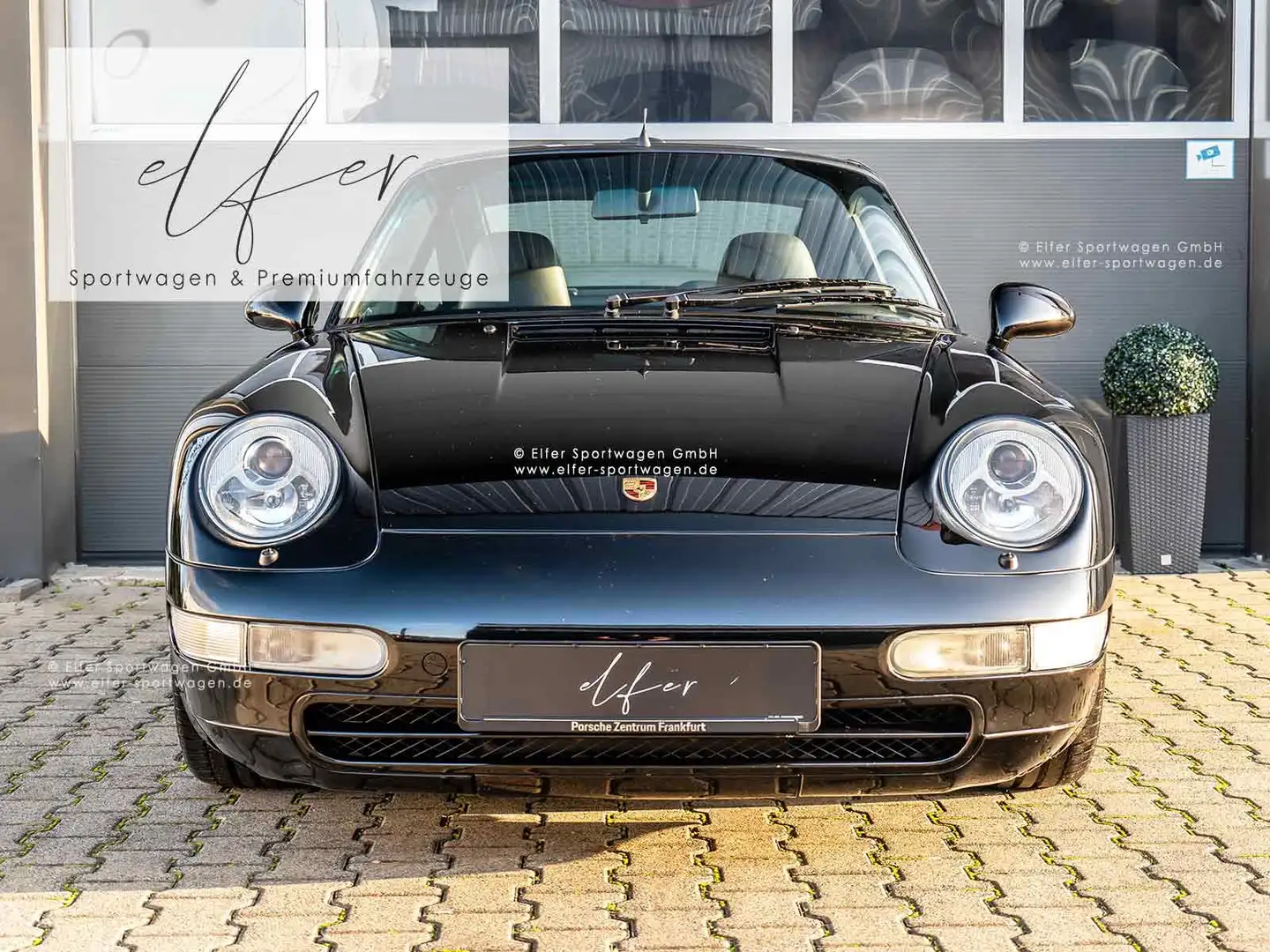 Porsche Targa 993 Targa *Schalter*58tkm*Erst Lack*dt.Fzg*Note 2+ Schwarz - 2
