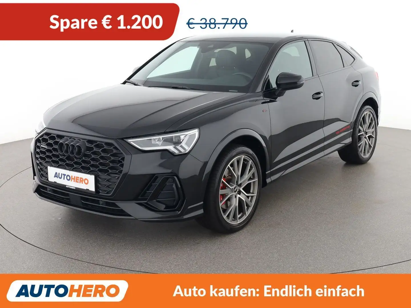 Audi Q3 40 TDI quattro S line Schwarz - 1