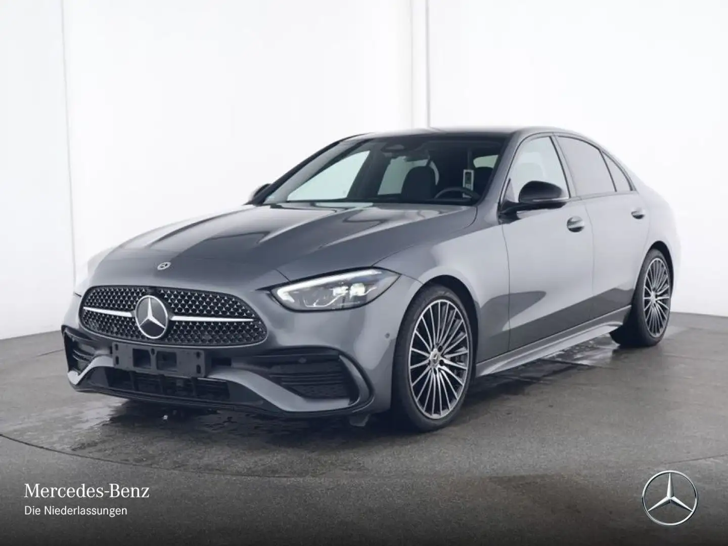 Mercedes-Benz C 200 AMG+NIGHT+PANO+LED+BURMESTER+KAMERA+19"+TOTW Grau - 2