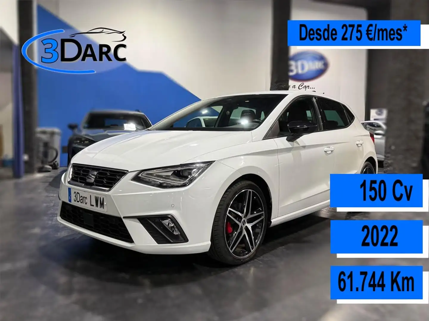 SEAT Ibiza 1.5 TSI S&S FR DSG7 150 Blanco - 1
