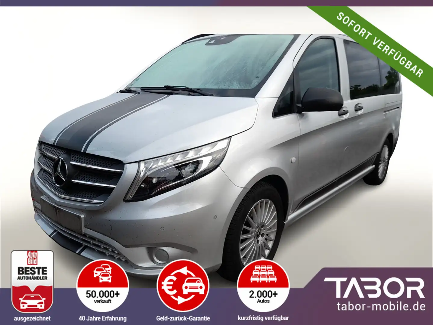 Mercedes-Benz Vito Mixto 119 CDI 190 GTronic lang LED ParkAs Silber - 1
