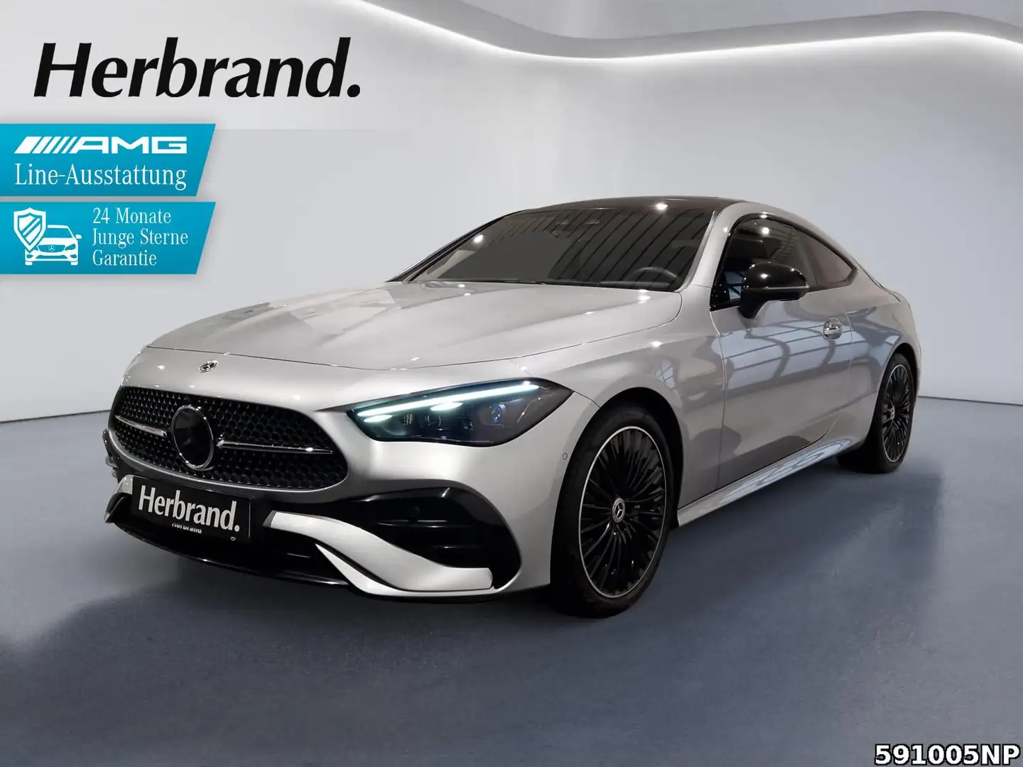 Mercedes-Benz CLE 300 4M AMG DIGITAL LIGHT Pano Ambi Burmester Argent - 1