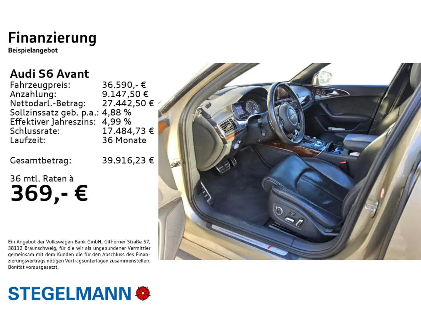 Audi S6 4.0 TFSI qu. Tiptr. *AHK*LED*Navi* Beige - 2