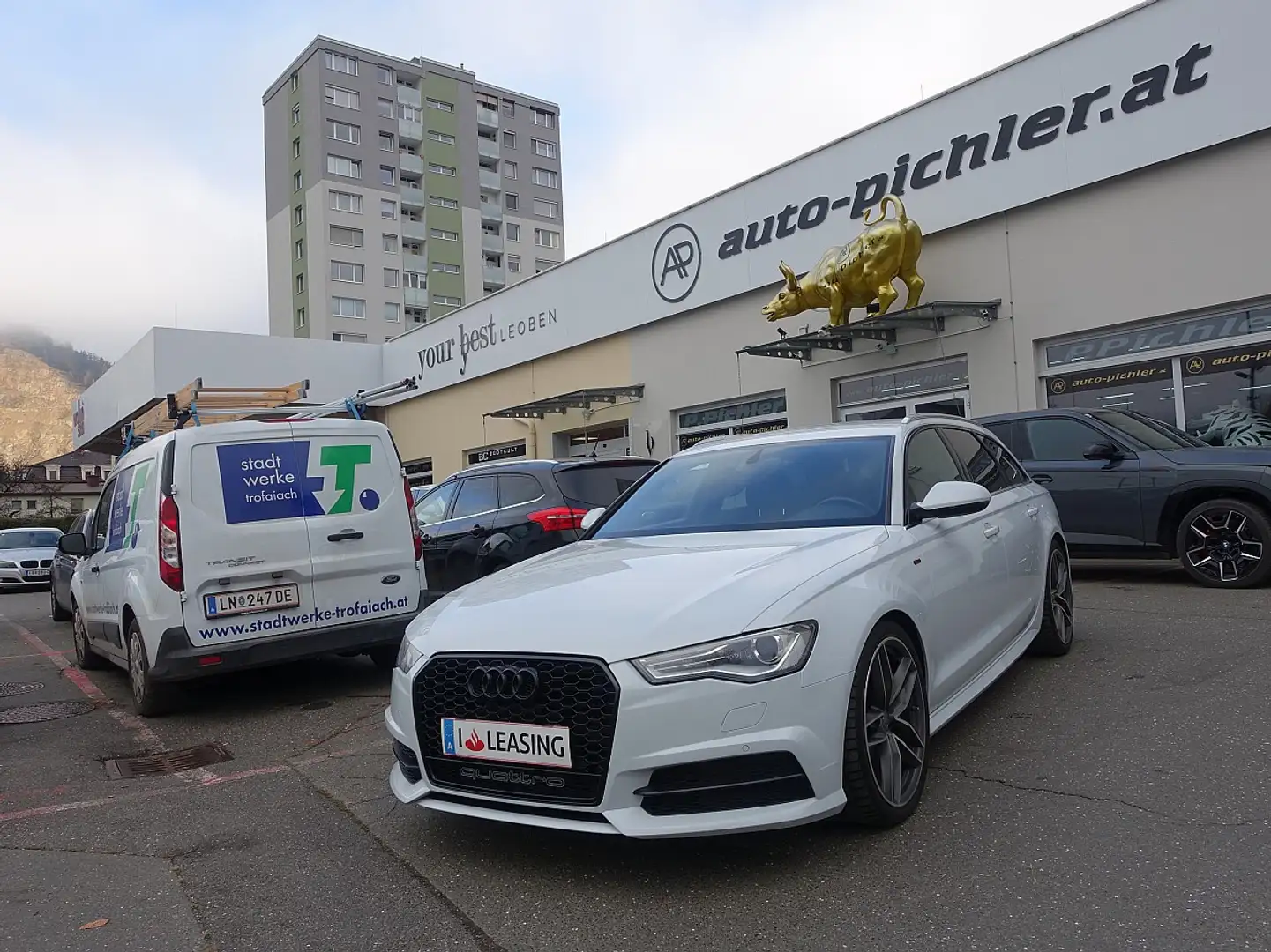Audi A6 Avant 3,0 TDI clean Diesel Quattro S-tronic S-line Blanc - 1