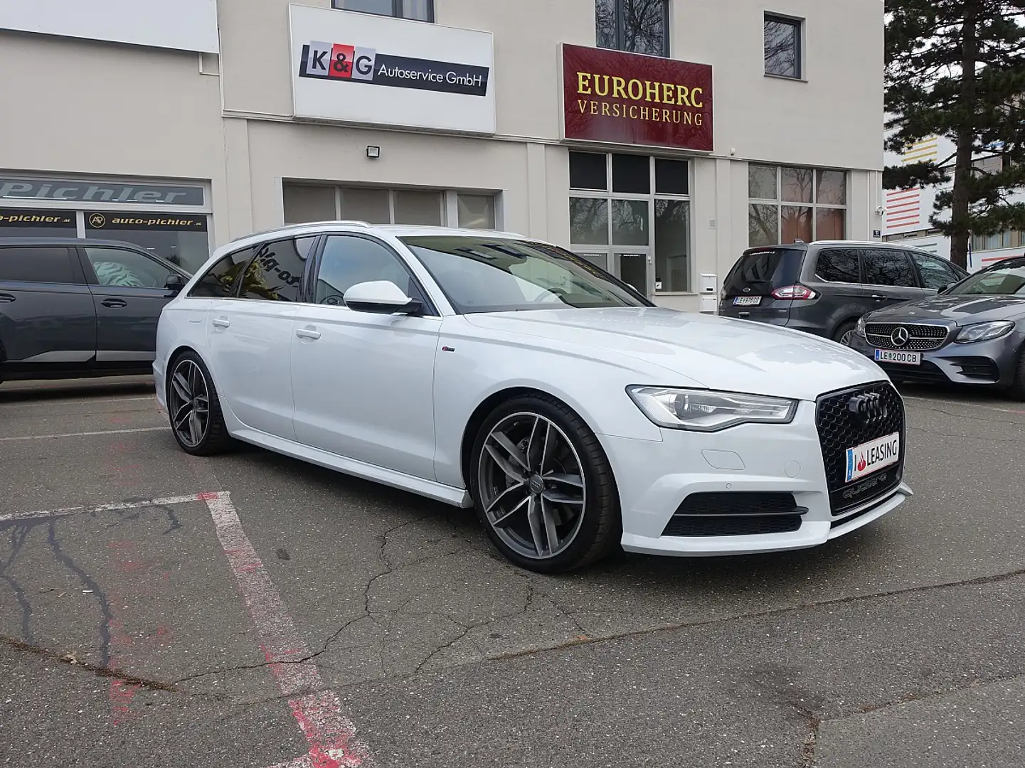 Audi A6 Avant 3,0 TDI clean Diesel Quattro S-tronic S-line Blanc - 2