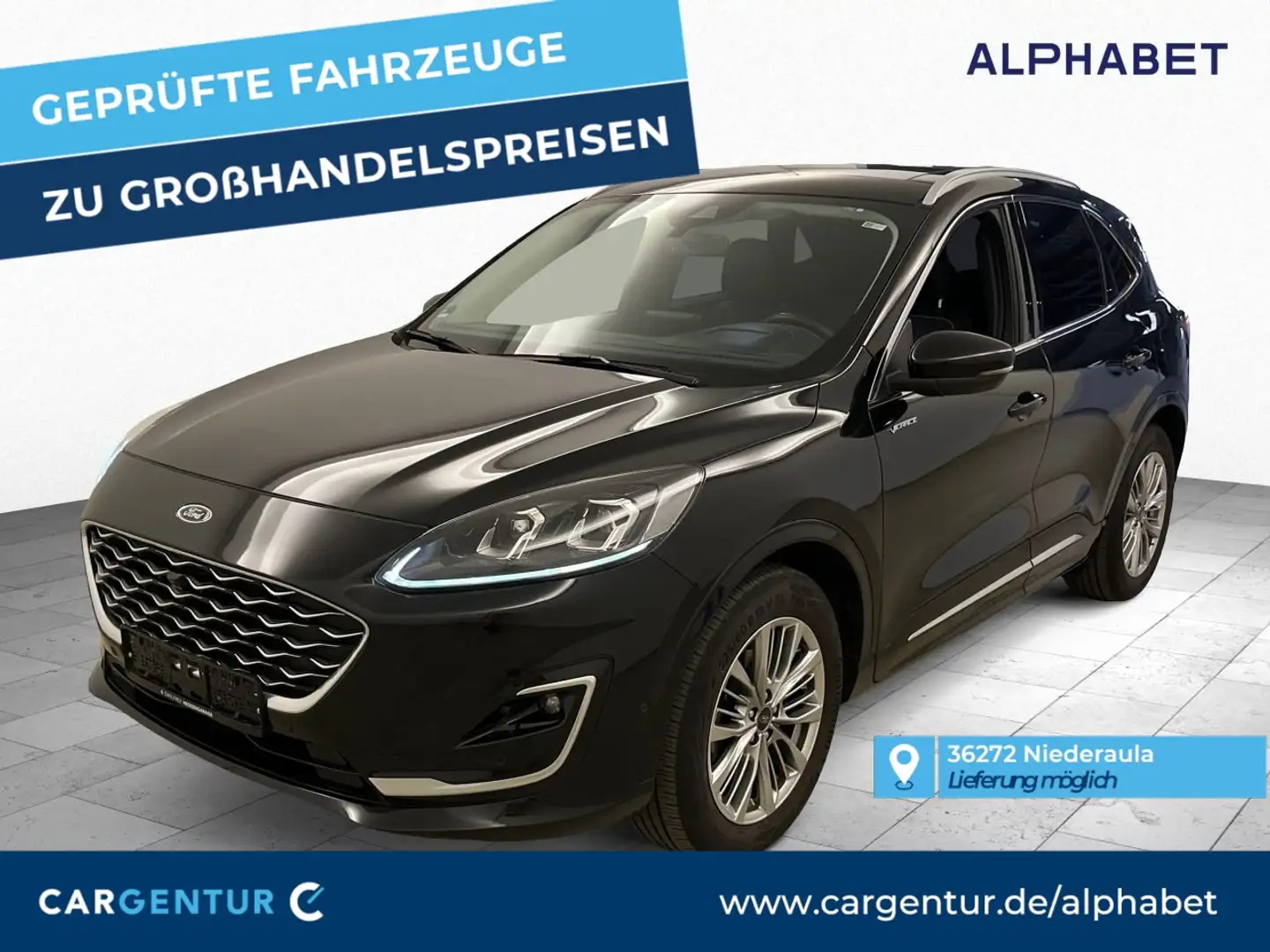 Ford Kuga 2.0 EcoBlue Vignale B&O AHK Pano S-Dach ACC Schwarz - 1