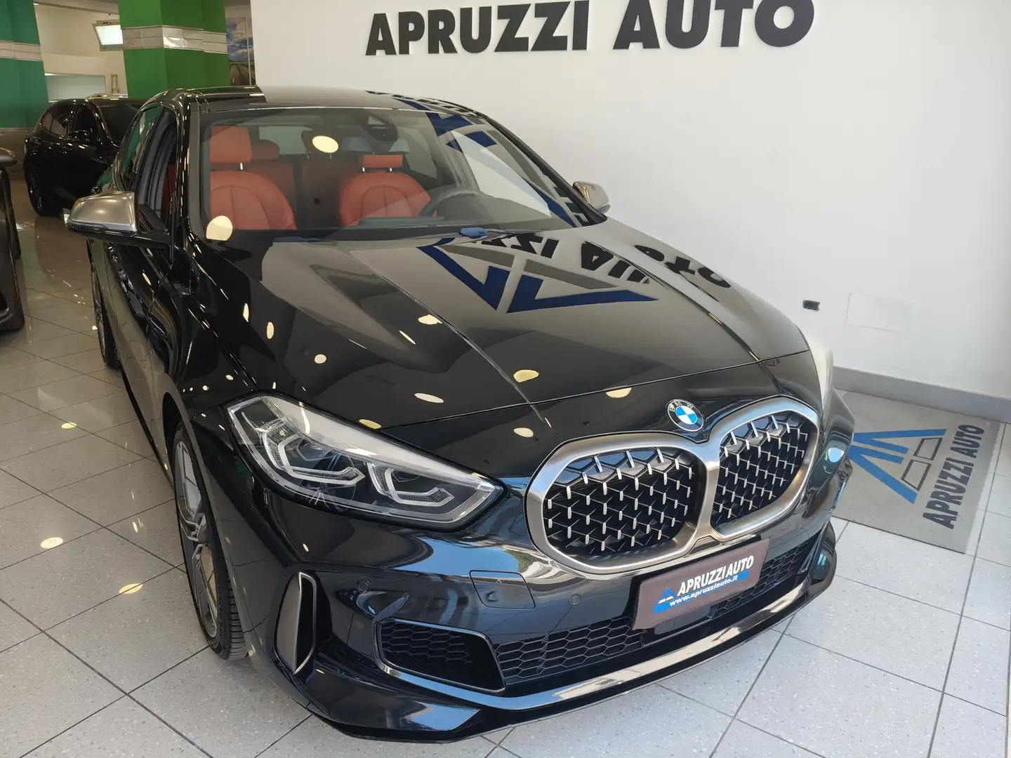 BMW 135 135i xdrive auto PELLE RETROCAM Black - 1