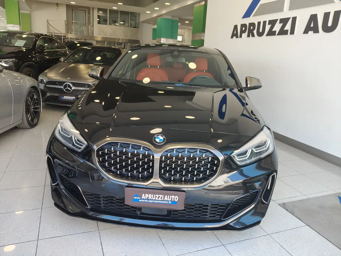BMW 135 135i xdrive auto PELLE RETROCAM Black - 2