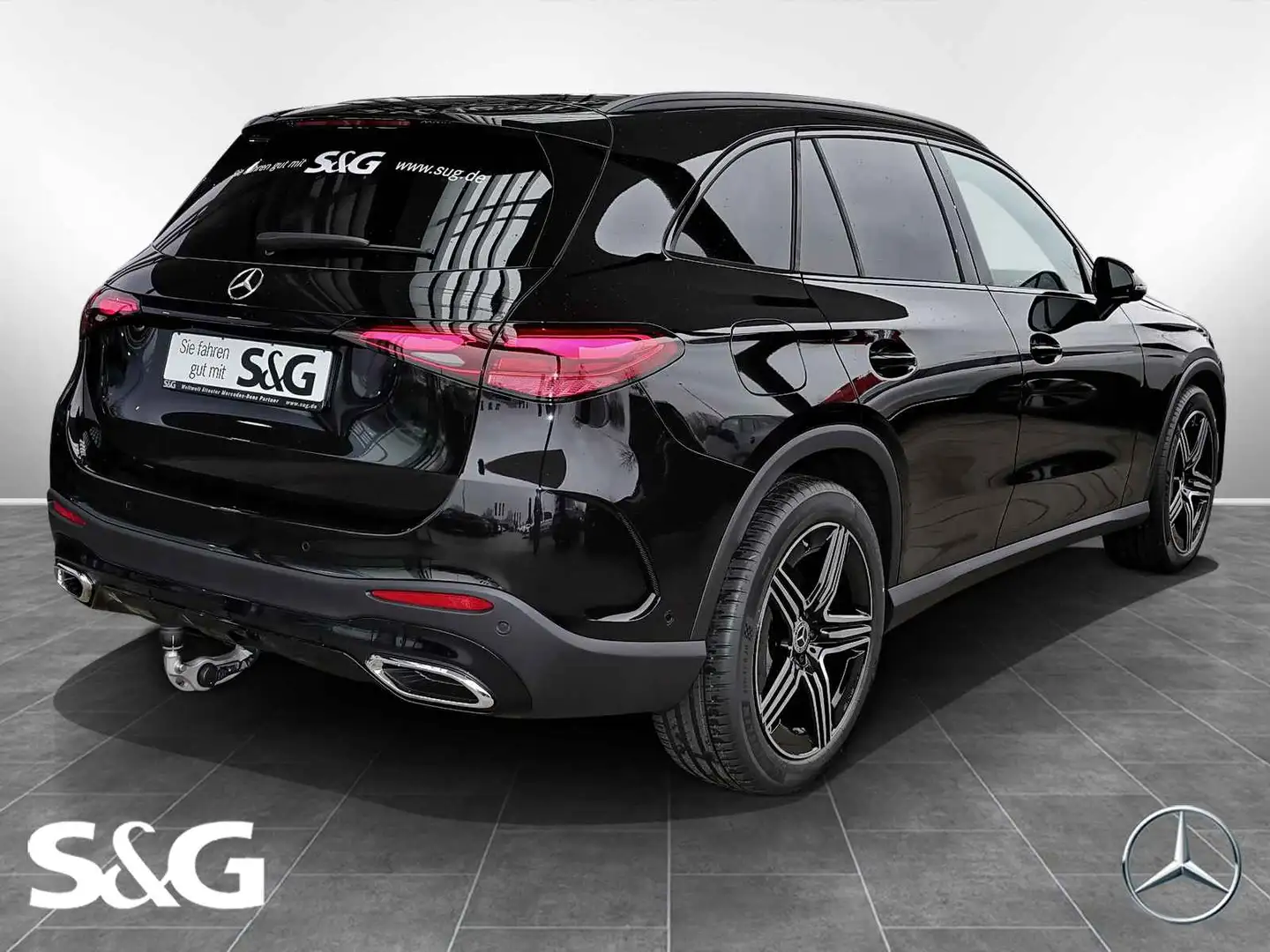 Mercedes-Benz GLC 220 d 4M AMG MBUX+360°+Standheiz.+Pano+AHK Negru - 2